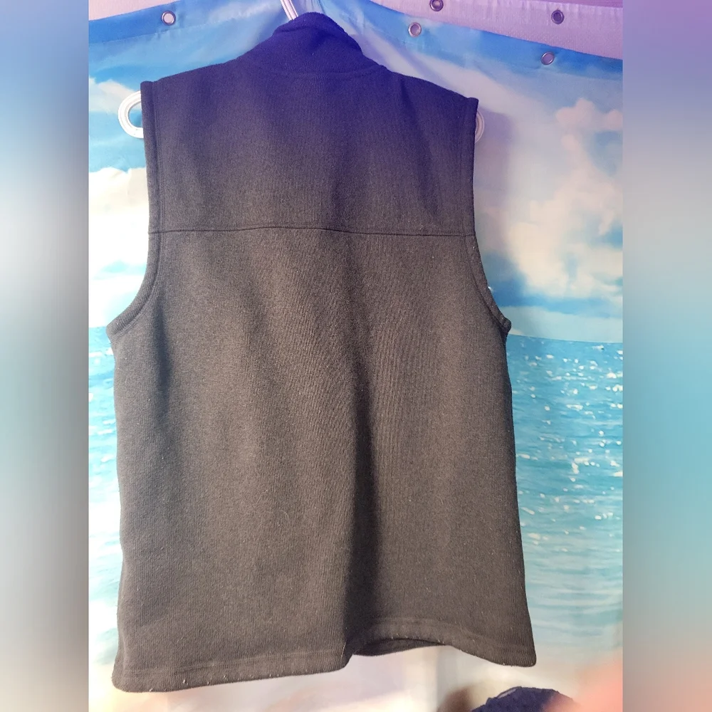 The North Face Mens Black Fleece Lined Vest Size Medium‎